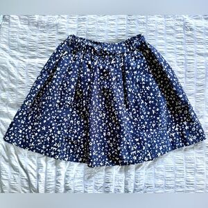Kate Spade Blue Skirt with Star Design & Pockets - Ideal for Summer